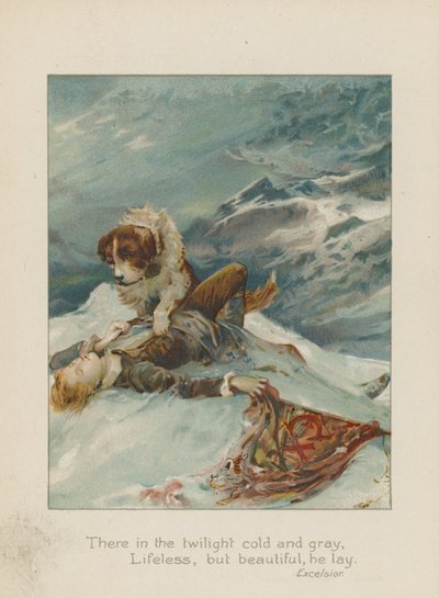 There in the Twilight Cold and Gray, Lifeless, but Beautiful, He Lay by Henry Marriott Paget